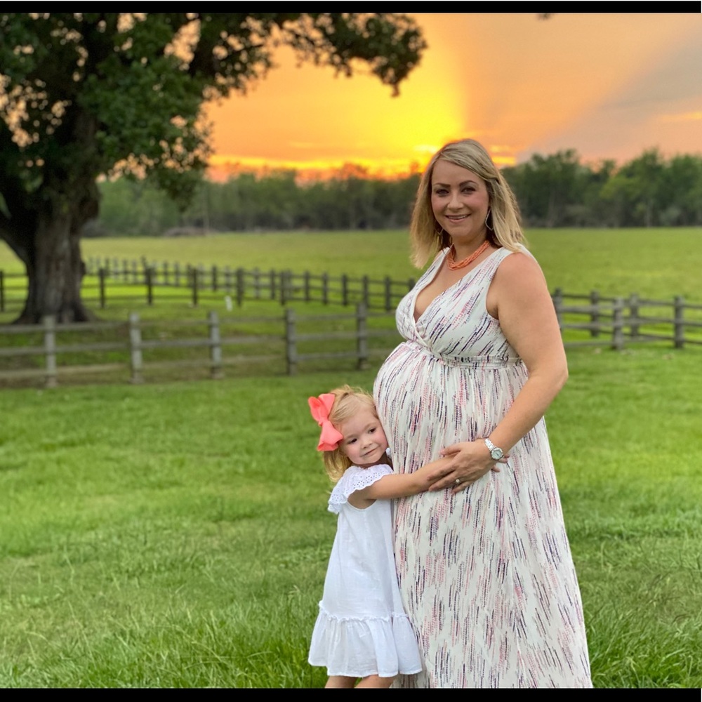 {WORN ONCE} Motherhood Maternity Maxi Dress